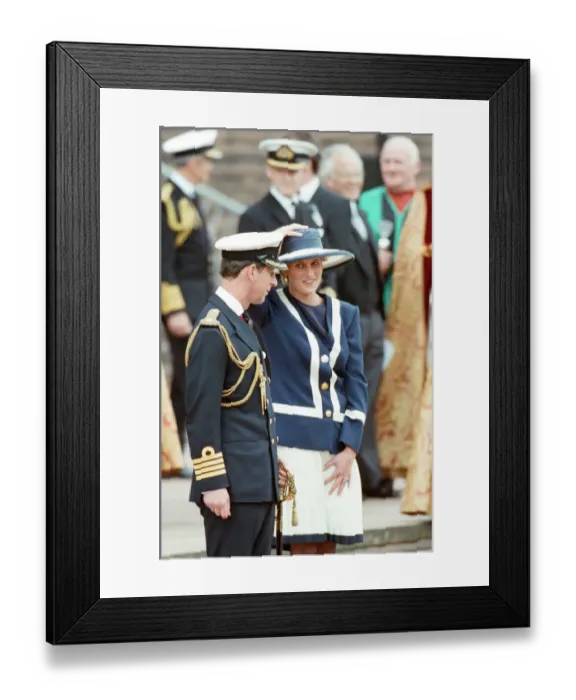 Framed Print : HRH The Princess of Wales, Princess Diana, and HRH The Prince of Wales Framed Print : HRH The Princess of Wales, Princess Diana, and HRH The Prince of Wales