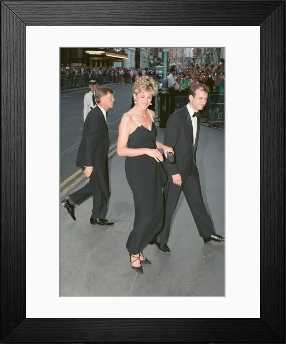 Framed Print : HRH The Princess of Wales, Princess Diana, (eyes looking down in this frame Framed Print : HRH The Princess of Wales, Princess Diana, (eyes looking down in this frame