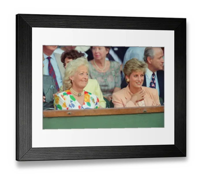 Framed Print : HRH The Princess of Wales, Princess Diana, attends the 1993 Men