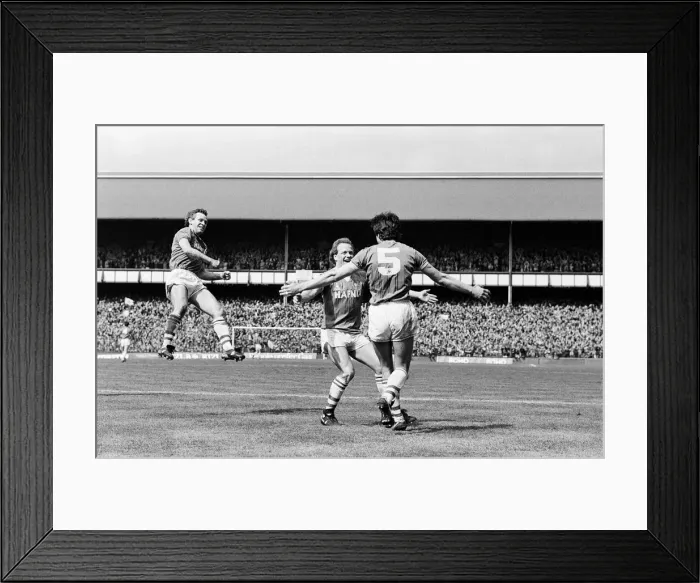 Framed Print : Everton clinched the league title for the eighth time in their history with a 2-0 win Framed Print : Everton clinched the league title for the eighth time in their history with a 2-0 win