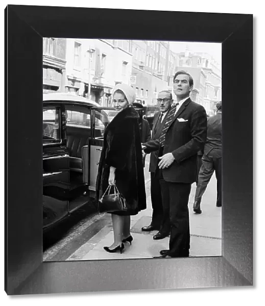 Maria Callas the opera singer and the Greek shipping tycoon Aristotle Onassis attend