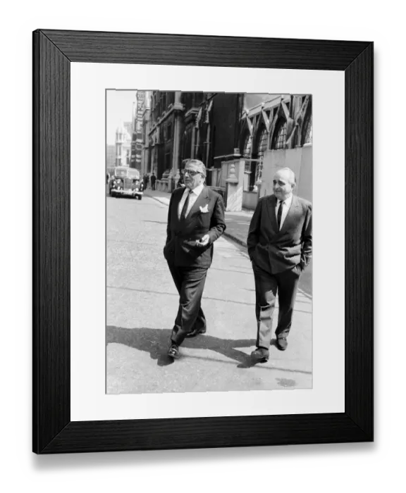 Framed Print : Greek shipping tycoon Aristotle Onassis attend the Law Courts in London to sue 77 year Framed Print : Greek shipping tycoon Aristotle Onassis attend the Law Courts in London to sue 77 year