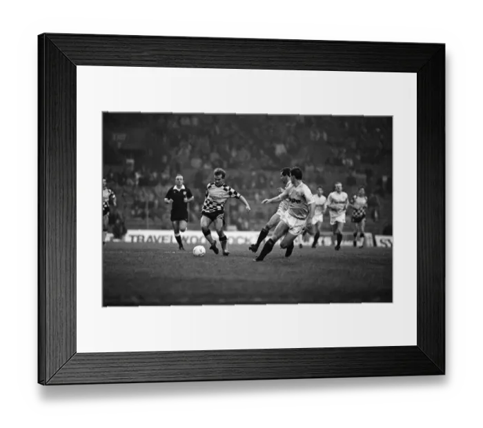Framed Print : Manchester City 10-1 Huddersfield Town, League Division Two match held at Maine Road