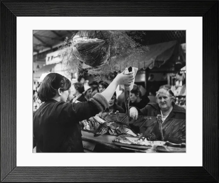 Framed Print : Newport market, a traditional Victorian indoor market, built in 1854 in Newport Framed Print : Newport market, a traditional Victorian indoor market, built in 1854 in Newport