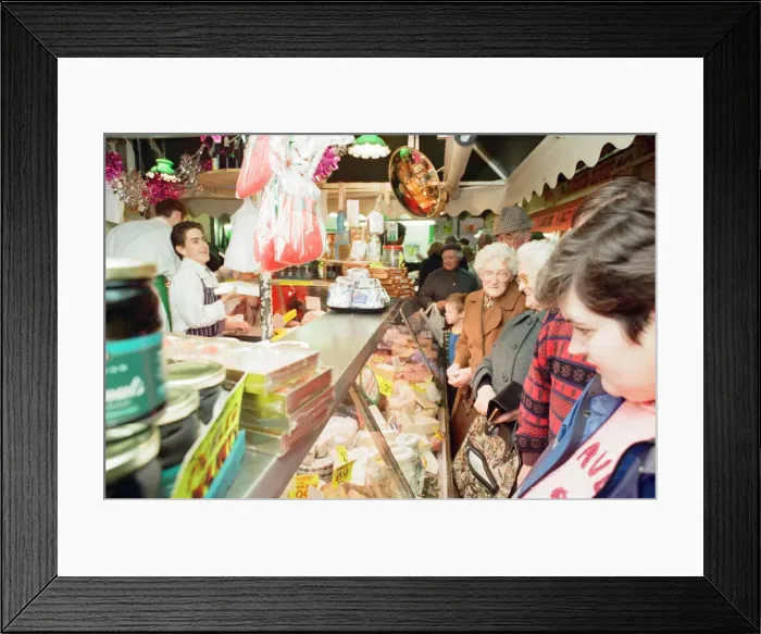 Framed Print : Newport market, a traditional Victorian indoor market, built in 1854 in Newport Framed Print : Newport market, a traditional Victorian indoor market, built in 1854 in Newport