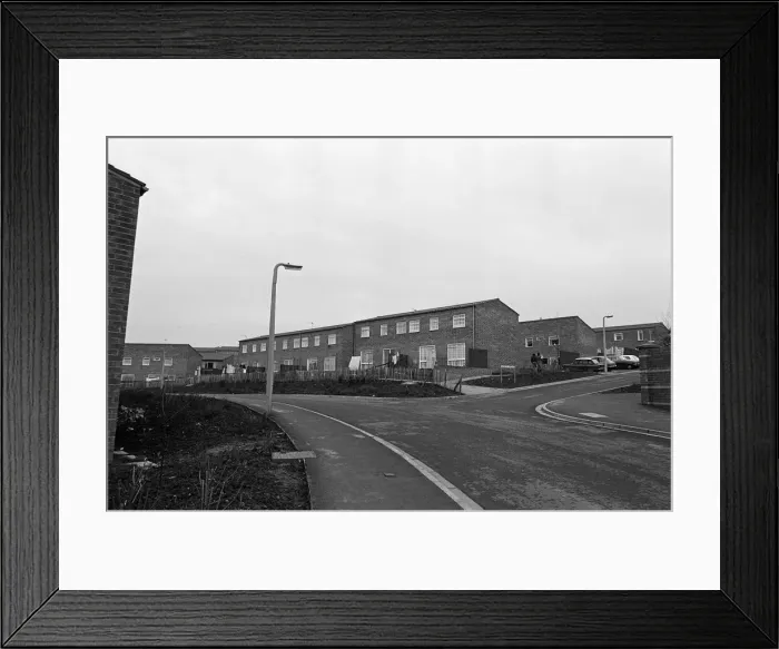 Framed Print : The Westfield Estate, Loftus. 1977 Framed Print : The Westfield Estate, Loftus. 1977