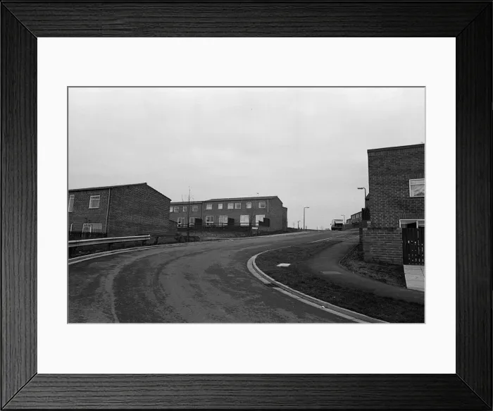 Framed Print : The Westfield Estate, Loftus. 1977 Framed Print : The Westfield Estate, Loftus. 1977