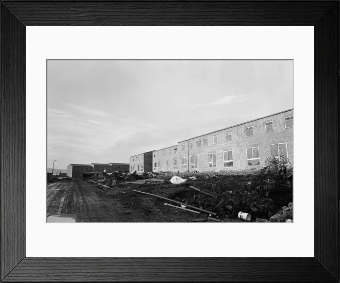 Framed Print : The construction of Westfield Estate, Loftus. 1975 Framed Print : The construction of Westfield Estate, Loftus. 1975