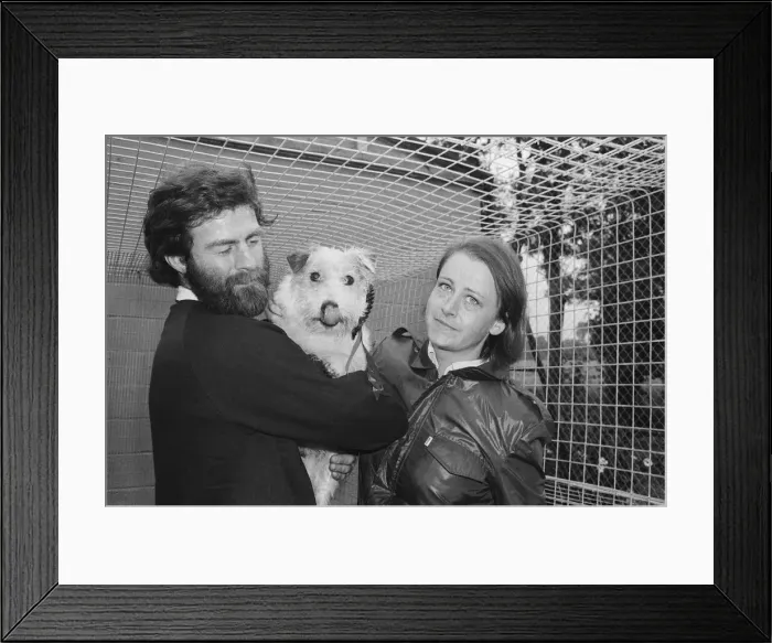 Framed Print : Bothy, the youngest and smallest member of the victorious Transglobe Expedition is Framed Print : Bothy, the youngest and smallest member of the victorious Transglobe Expedition is