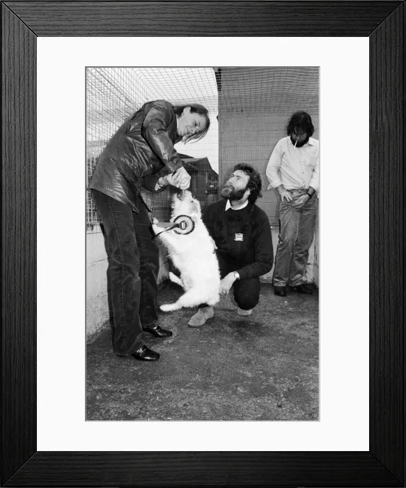 Framed Print : Bothy, the youngest and smallest member of the victorious Transglobe Expedition is Framed Print : Bothy, the youngest and smallest member of the victorious Transglobe Expedition is