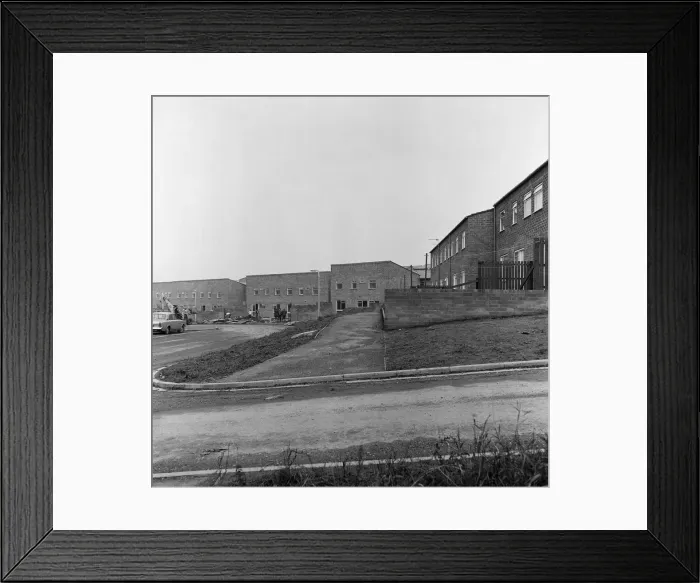 Framed Print : The construction of the Westfield Estate, Loftus. 1974 Framed Print : The construction of the Westfield Estate, Loftus. 1974