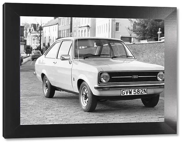 21st January 1975: The new Ford Escort 1100 seen here being demonstrated at the Ford