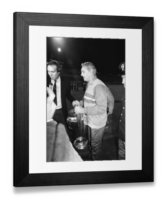 Framed Print : 1984 European Cup Final at the Stadio Olimpico in Rome, Italy