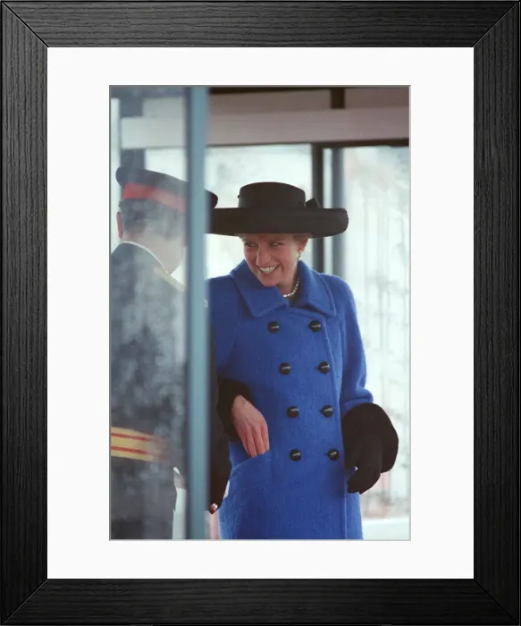 Framed Print : HRH The Princess of Wales, Princess Diana, at The Royal Military Academy, Sandhurst Framed Print : HRH The Princess of Wales, Princess Diana, at The Royal Military Academy, Sandhurst