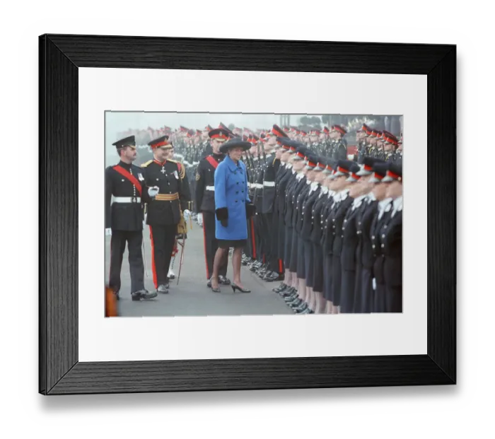 Framed Print : HRH The Princess of Wales, Princess Diana, at The Royal Military Academy, Sandhurst Framed Print : HRH The Princess of Wales, Princess Diana, at The Royal Military Academy, Sandhurst