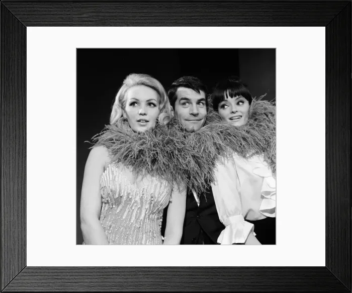 Framed Print : The cast of new BBC comedy show And so to Ted Framed Print : The cast of new BBC comedy show And so to Ted