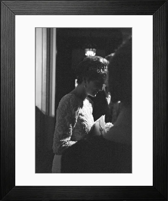 Framed Print : HRH The Princess of Wales, Princess Diana, at Covent Garden, London, April 1992