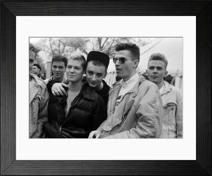 Framed Print : Stop the Clause Gay rights demonstration. Boy George. 30th April 1988 Framed Print : Stop the Clause Gay rights demonstration. Boy George. 30th April 1988