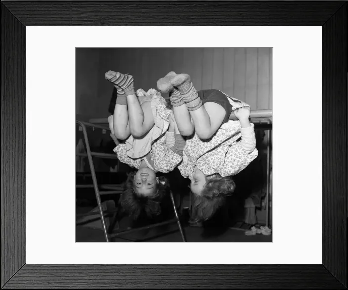 Framed Print : Rosemary Street Nursery School, Bristol. We re two little maids from nursery school Framed Print : Rosemary Street Nursery School, Bristol. We re two little maids from nursery school