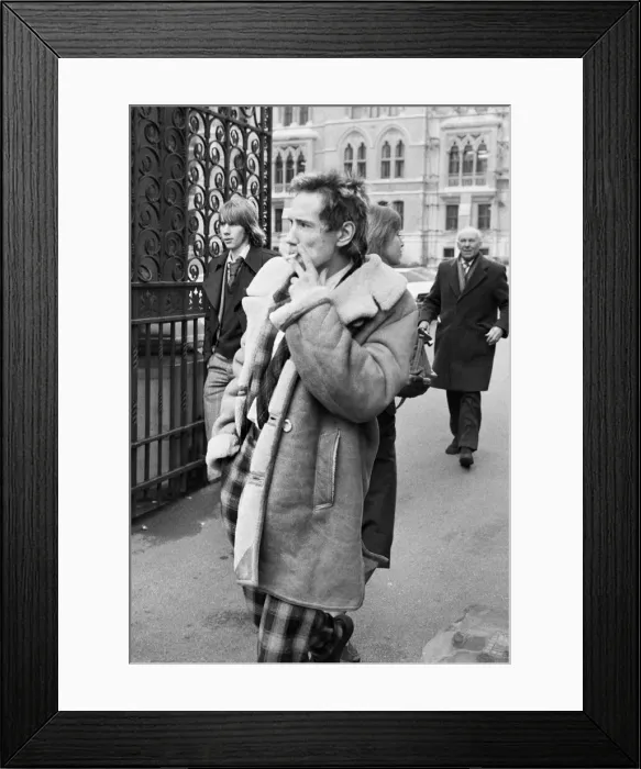 Framed Print : Former Sex Pistols lead singer John Lydon (Johnny Rotten