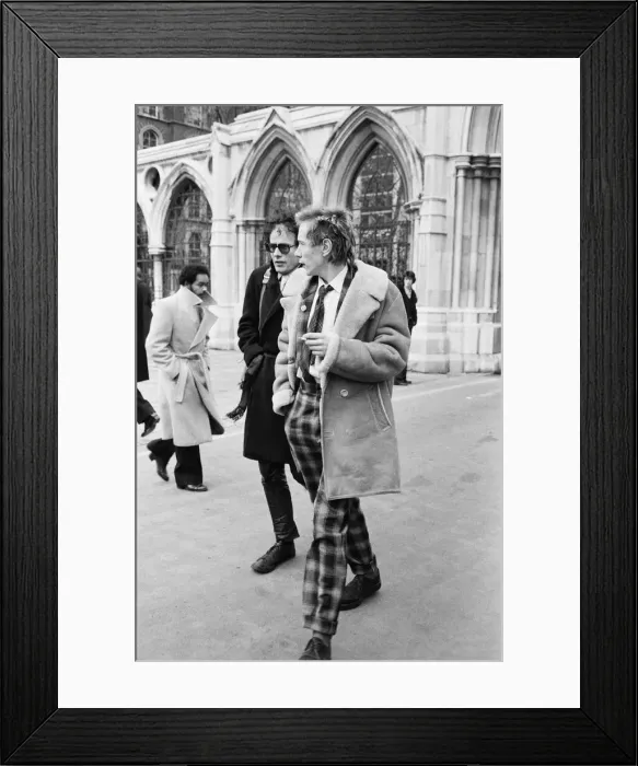 Framed Print : Former Sex Pistols lead singer John Lydon (Johnny Rotten