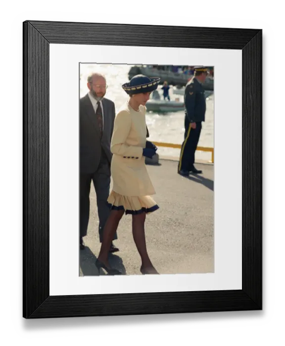Framed Print : HRH The Princess of Wales, Princess Diana, and HRH The Prince of Wales, Prince Charles