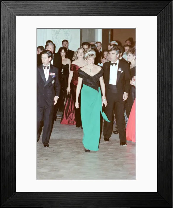 Framed Print : HRH The Princess of Wales, Princess Diana, and HRH The Prince of Wales, Prince Charles Framed Print : HRH The Princess of Wales, Princess Diana, and HRH The Prince of Wales, Prince Charles