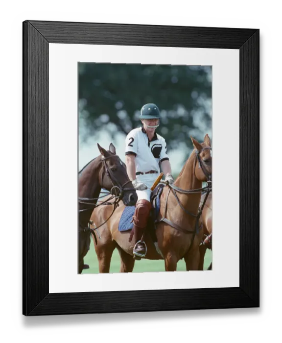 Framed Print : Picture shows Major James Hewitt (wearing white shirt number 2)