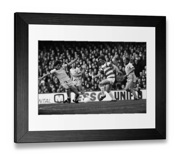 Framed Print : Queens Park Rangers v Tottenham Hotspur, League Division One. Final score 0-0 Framed Print : Queens Park Rangers v Tottenham Hotspur, League Division One. Final score 0-0