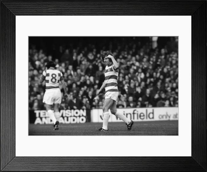Framed Print : Queens Park Rangers v Tottenham Hotspur, League Division One. Final score 0-0 Framed Print : Queens Park Rangers v Tottenham Hotspur, League Division One. Final score 0-0