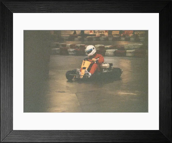 Framed Print : HRH The Princess of Wales, Princess Diana, enjoys go-kart racing as she leads Team One Framed Print : HRH The Princess of Wales, Princess Diana, enjoys go-kart racing as she leads Team One