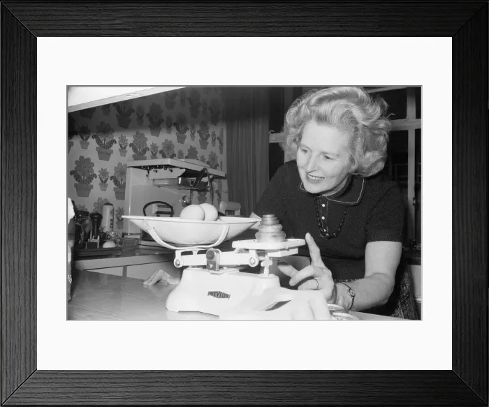 Framed Print : A clean sweep for Mrs Thatcher. 2nd February 1975. Mrs Margaret Thatcher Framed Print : A clean sweep for Mrs Thatcher. 2nd February 1975. Mrs Margaret Thatcher