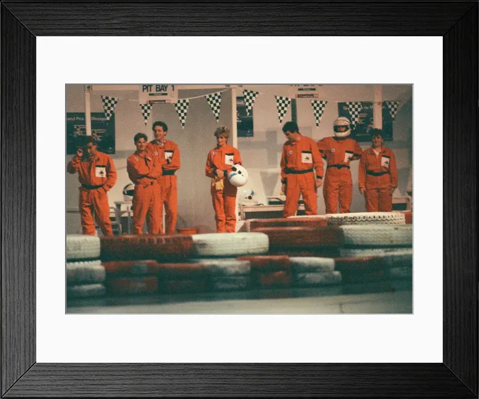 Framed Print : HRH The Princess of Wales, Princess Diana, enjoys go-kart racing as she leads Team One Framed Print : HRH The Princess of Wales, Princess Diana, enjoys go-kart racing as she leads Team One