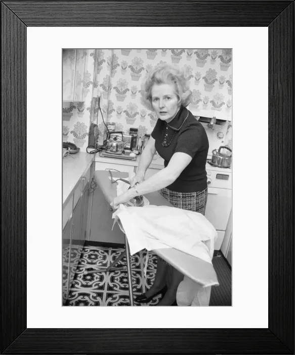Framed Print : A clean sweep for Mrs Thatcher. 2nd February 1975. Mrs Margaret Thatcher Framed Print : A clean sweep for Mrs Thatcher. 2nd February 1975. Mrs Margaret Thatcher