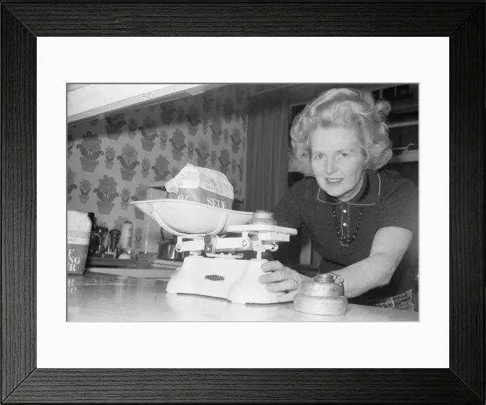 Framed Print : A clean sweep for Mrs Thatcher. 2nd February 1975. Mrs Margaret Thatcher Framed Print : A clean sweep for Mrs Thatcher. 2nd February 1975. Mrs Margaret Thatcher