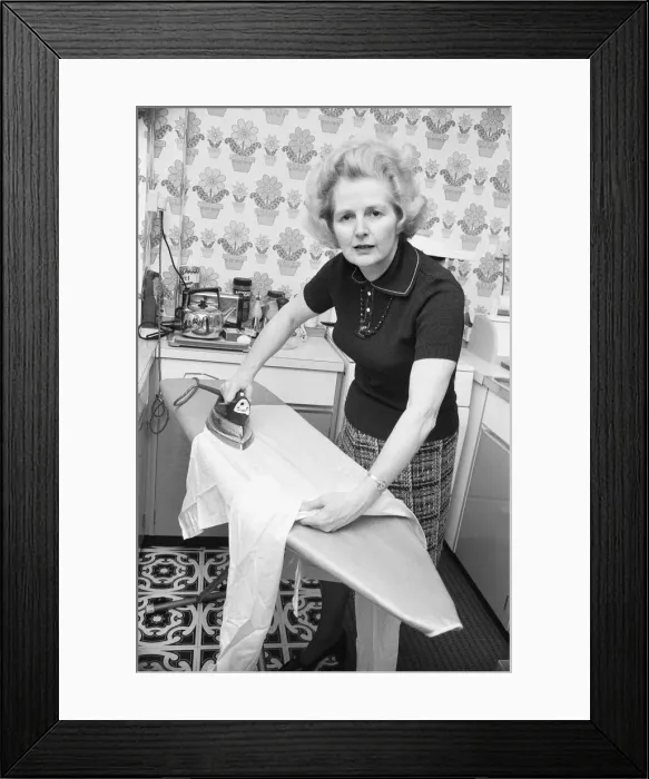 Framed Print : A clean sweep for Mrs Thatcher. 2nd February 1975. Mrs Margaret Thatcher Framed Print : A clean sweep for Mrs Thatcher. 2nd February 1975. Mrs Margaret Thatcher