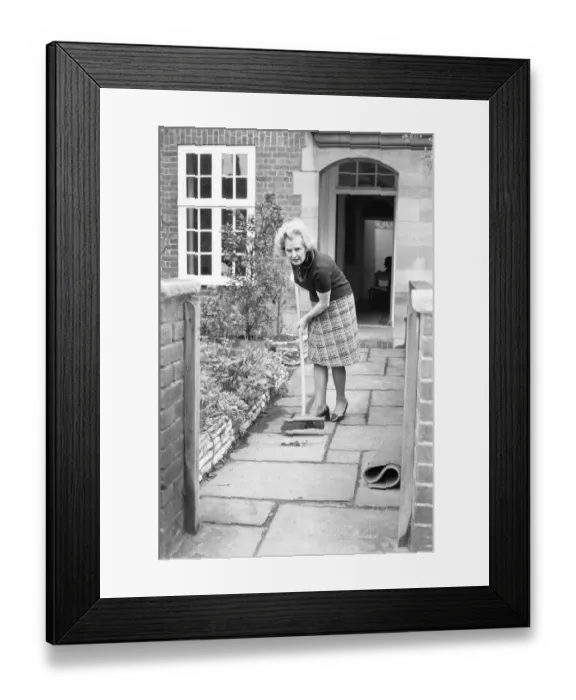 Framed Print : A clean sweep for Mrs Thatcher. 2nd February 1975. Mrs Margaret Thatcher Framed Print : A clean sweep for Mrs Thatcher. 2nd February 1975. Mrs Margaret Thatcher