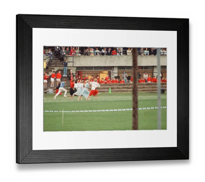 Framed Print : HRH The Princess of Wales, Princess Diana runs in her sons William and Harry Framed Print : HRH The Princess of Wales, Princess Diana runs in her sons William and Harry