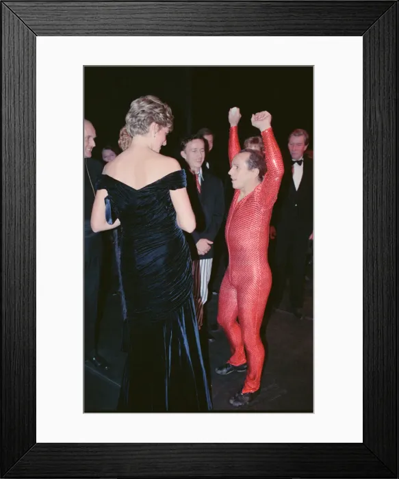 Framed Print : HRH The Princess of Wales, Princess Diana, attends Carnival of the Birds for Framed Print : HRH The Princess of Wales, Princess Diana, attends Carnival of the Birds for
