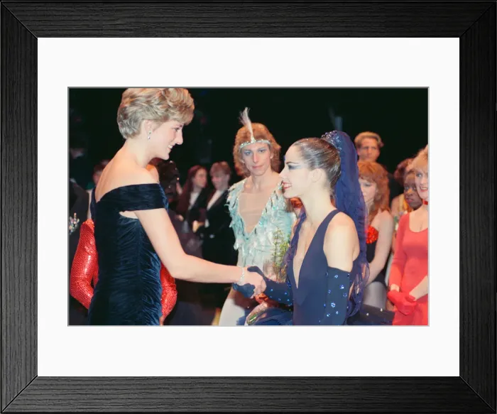 Framed Print : HRH The Princess of Wales, Princess Diana, attends Carnival of the Birds for Framed Print : HRH The Princess of Wales, Princess Diana, attends Carnival of the Birds for