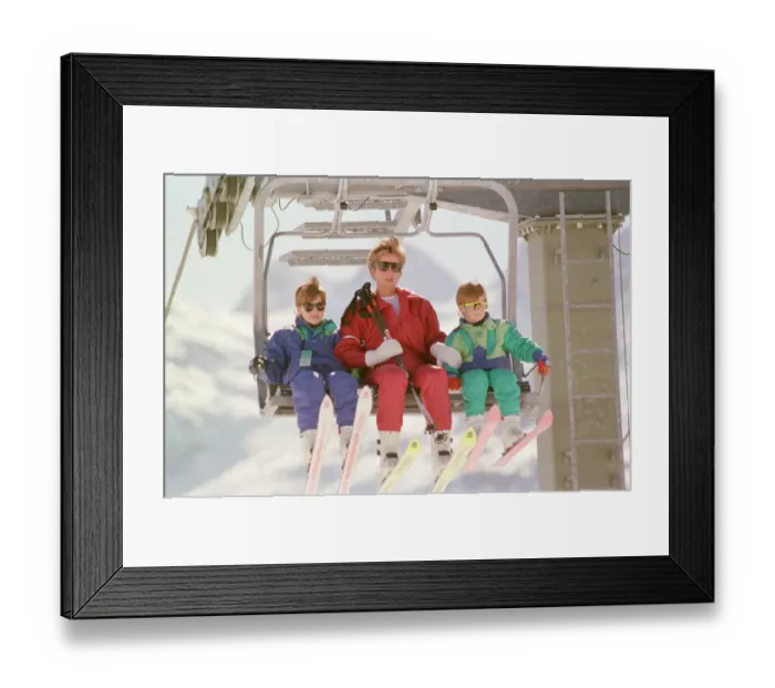 Framed Print : HRH The Princess of Wales, Princess Diana, and her sons William Framed Print : HRH The Princess of Wales, Princess Diana, and her sons William