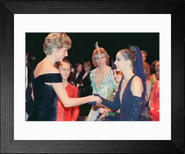 Framed Print : HRH The Princess of Wales, Princess Diana, attends Carnival of the Birds for Framed Print : HRH The Princess of Wales, Princess Diana, attends Carnival of the Birds for