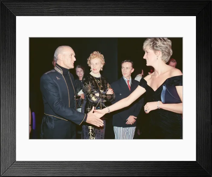 Framed Print : HRH The Princess of Wales, Princess Diana, attends Carnival of the Birds for Framed Print : HRH The Princess of Wales, Princess Diana, attends Carnival of the Birds for