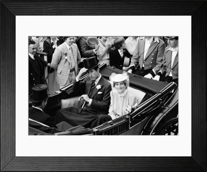 Framed Print : Lady Diana Spencer and her husband to be, HRH The Prince of Wales, Prince Charles Framed Print : Lady Diana Spencer and her husband to be, HRH The Prince of Wales, Prince Charles