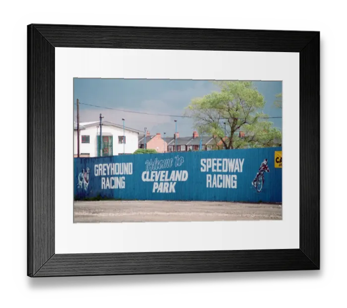 Framed Print : Cleveland Park, Middlesbrough, which is being demolished. 8th May 1997