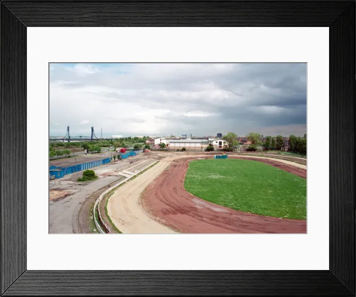Framed Print : Cleveland Park, Middlesbrough, which is being demolished. 8th May 1997 Framed Print : Cleveland Park, Middlesbrough, which is being demolished. 8th May 1997