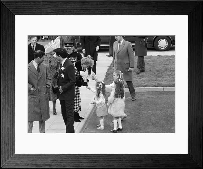 Framed Print : Princess Diana, Princess of Wales and Prince Charles, Prince of Wales Framed Print : Princess Diana, Princess of Wales and Prince Charles, Prince of Wales