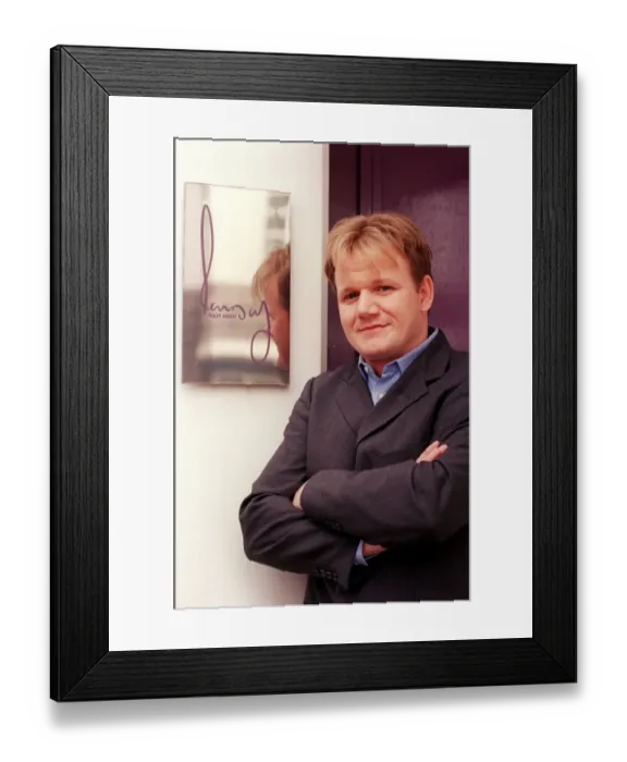 Framed Print : Chef Gordon Ramsay October 1999