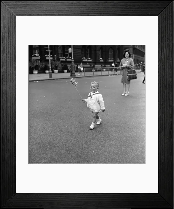 Framed Print : Manchester Church of England Whit Monday walks. Jimmy Haye, aged 18 months