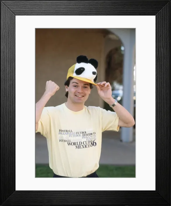 Framed Print : England footballer Steve Hodge relaxes at the Broadmoor Hotel in Colorado Springs, USA Framed Print : England footballer Steve Hodge relaxes at the Broadmoor Hotel in Colorado Springs, USA